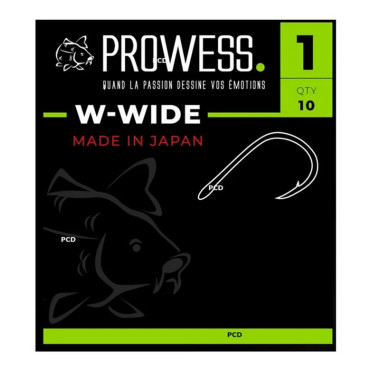 Hameçons Prowess W-Wide Par 10