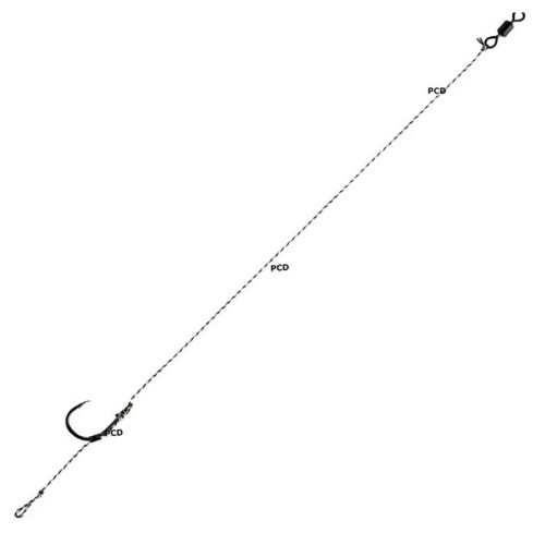 Bas De Ligne Montés Prowess Classic Boilie Rig Par 2