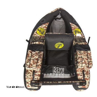 Float Tube Seven Bass Gator Camou