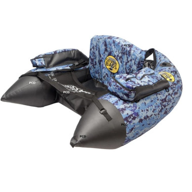 Float Tube Seven Bass Def Camo Bleu