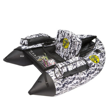 Float Tube Seven Bass Def Camo Blanc
