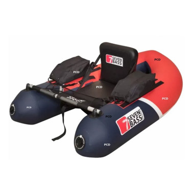 Float Tube Seven Bass Brigad Racing 160 Bleu Et Rouge
