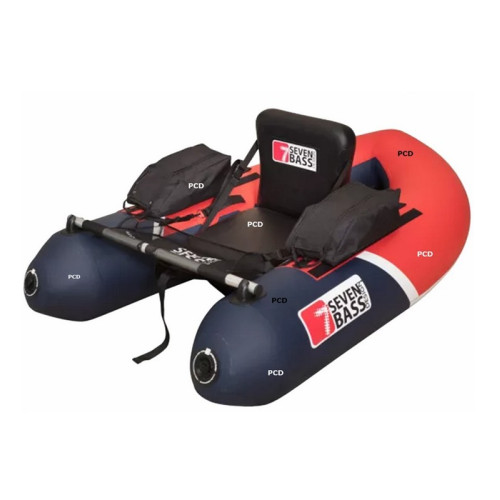 Float Tube Seven Bass Brigad Racing 160 Bleu Et Rouge