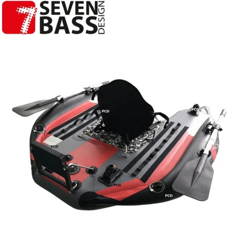 Float Tube Seven Bass FlatForm Junior Gris