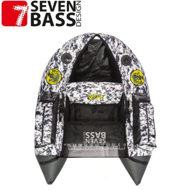 Float Tube Seven Bass Def Camo Blanc