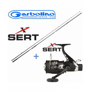 Ensemble Carpe Débrayable Crosser Carp Slim 13P 3.5LBS Et Aka HRS 601FD