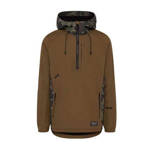 Sweat à Capuche Homme Kaki Camo Trakker TechPro Half-Zip Hoody
