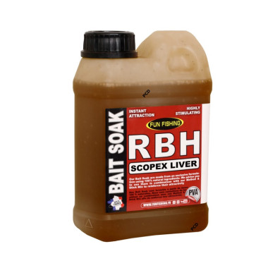 Base Liquide Fun Fishing Bait Soak Rbh 1L