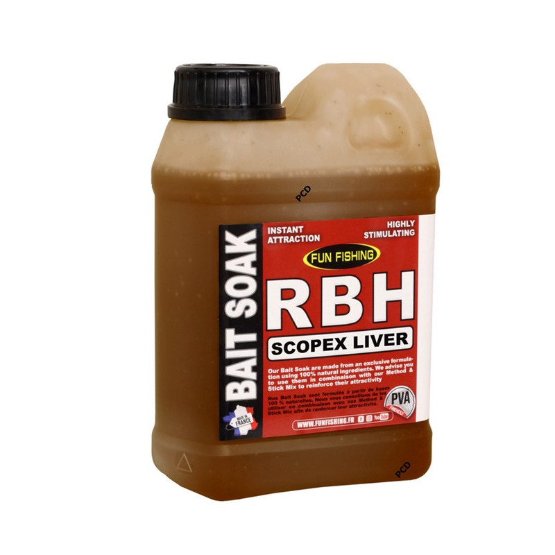 Base Liquide Fun Fishing Bait Soak Rbh 1L
