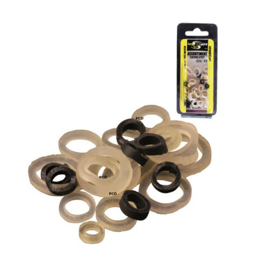 Assortiment D'Elastiques A Appats Carp Spirit Assorted Bait Band Par 45