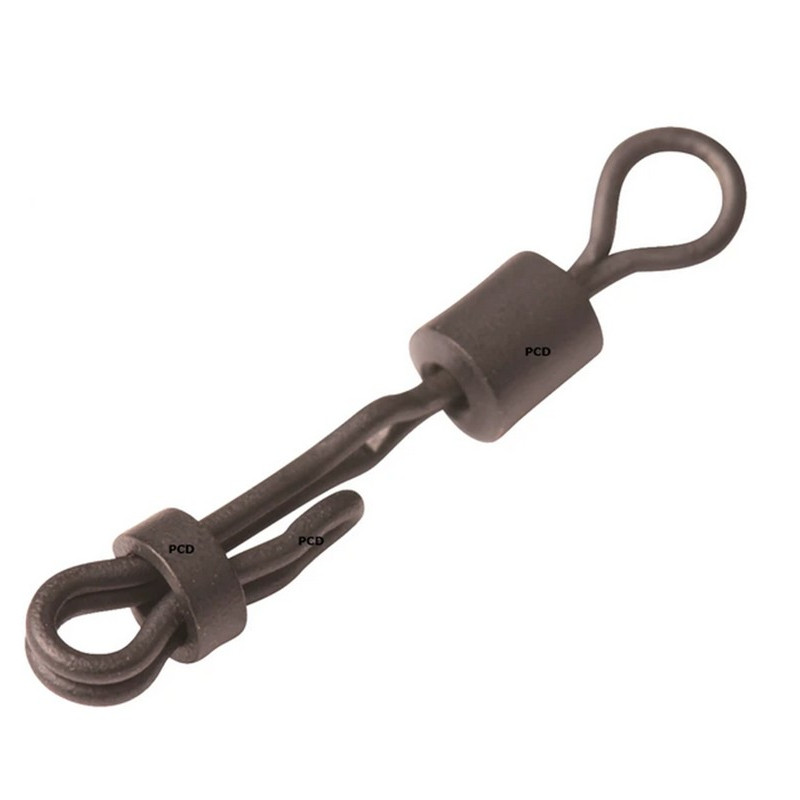 Emerillons Rapide Mat Carp Spirit Quick Lock Swivel Par 5