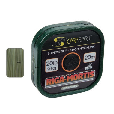 Bas De Ligne Carp Spirit Riga Mortis 20M LO-VIS Green