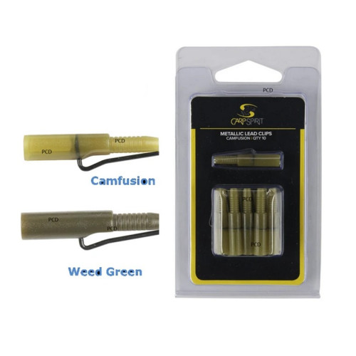 Clips Plomb Métallique Carp Spirit Métallic Lead Clips Par 10