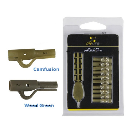 Clips Plombs Plastiques Carp Spirit Lead Clips Par 10