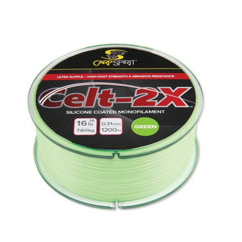 Nylon Carp Spirit Celt-2x Vert Fluo