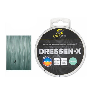 Nylon Carp Spirit Dressen-X Anti Abrasion Green 100M