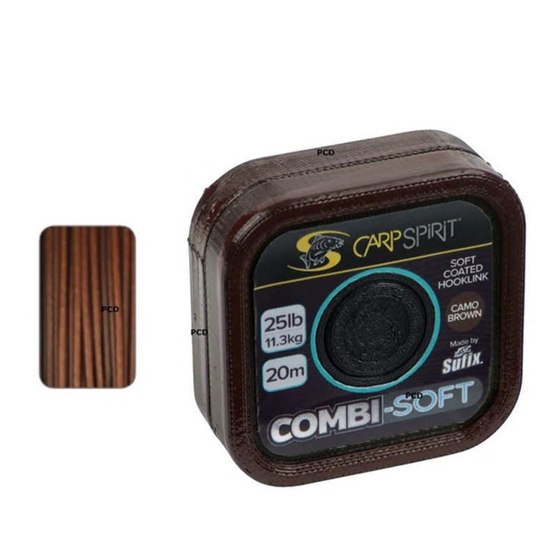 Tresse Carp Spirit Combi Soft 20M Camo Brown