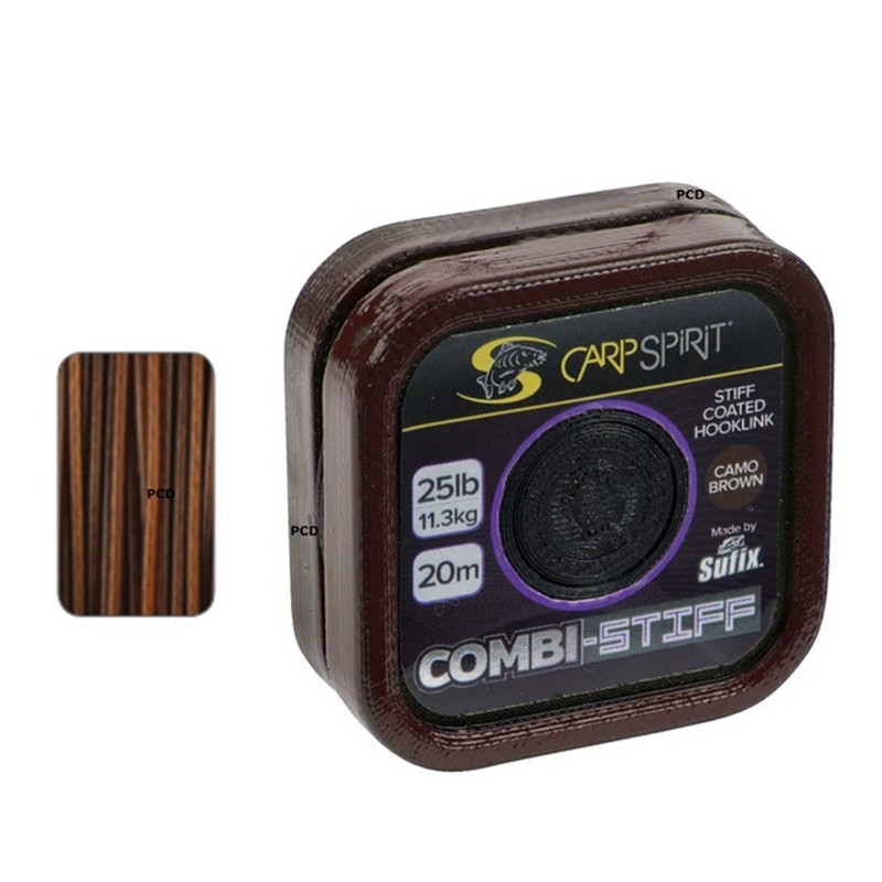 Tresse Carp Spirit Combi Stiff 20M Camo Brown
