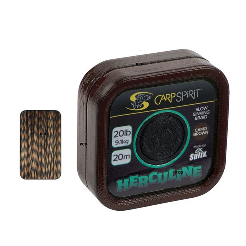 Tresse Carp Spirit Herculine 20M Camo Brown