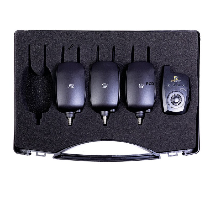 Coffret 3 Détecteurs HD4 + Centrale HD4R Carp Spirit