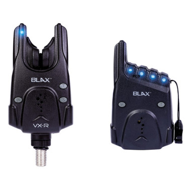 Coffret 4 Détecteurs Blax VX-R Bleus + Centrale VX-R Receiver Carp Spirit