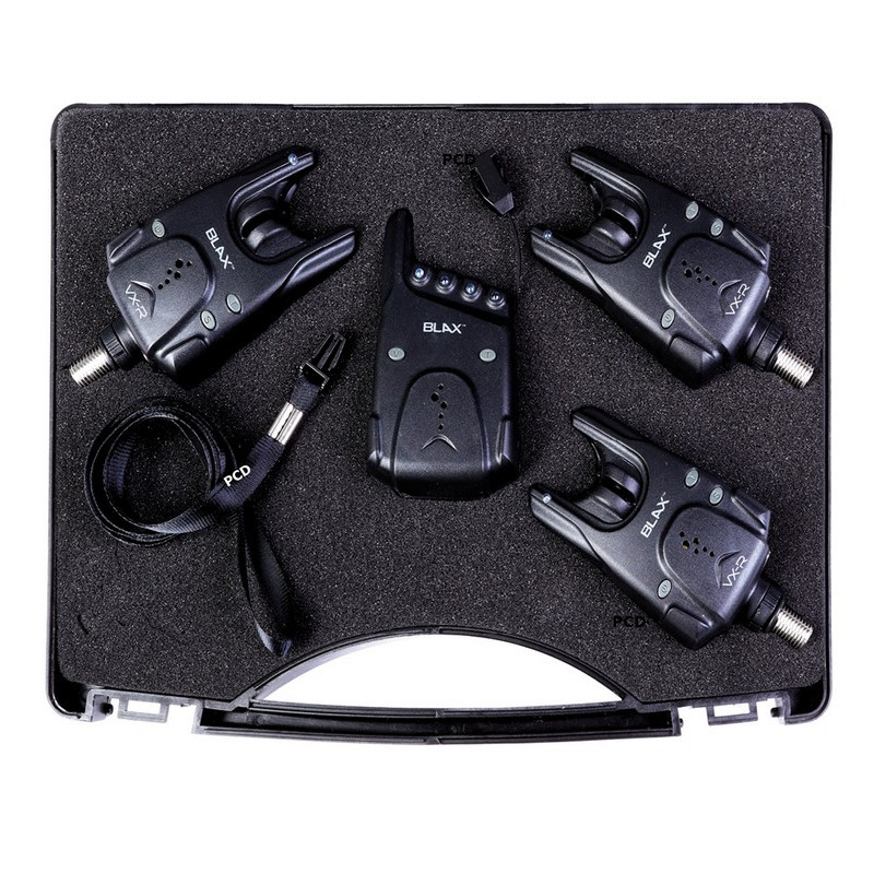 Coffret 3 Détecteurs Blax VX-R + Centrale VX-R Receiver Carp Spirit