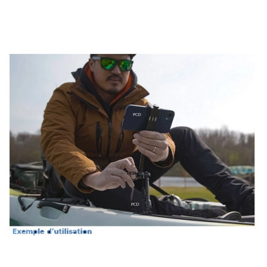 Support Smartphone Articulé Deeper Pour Float Tube Et Kayak