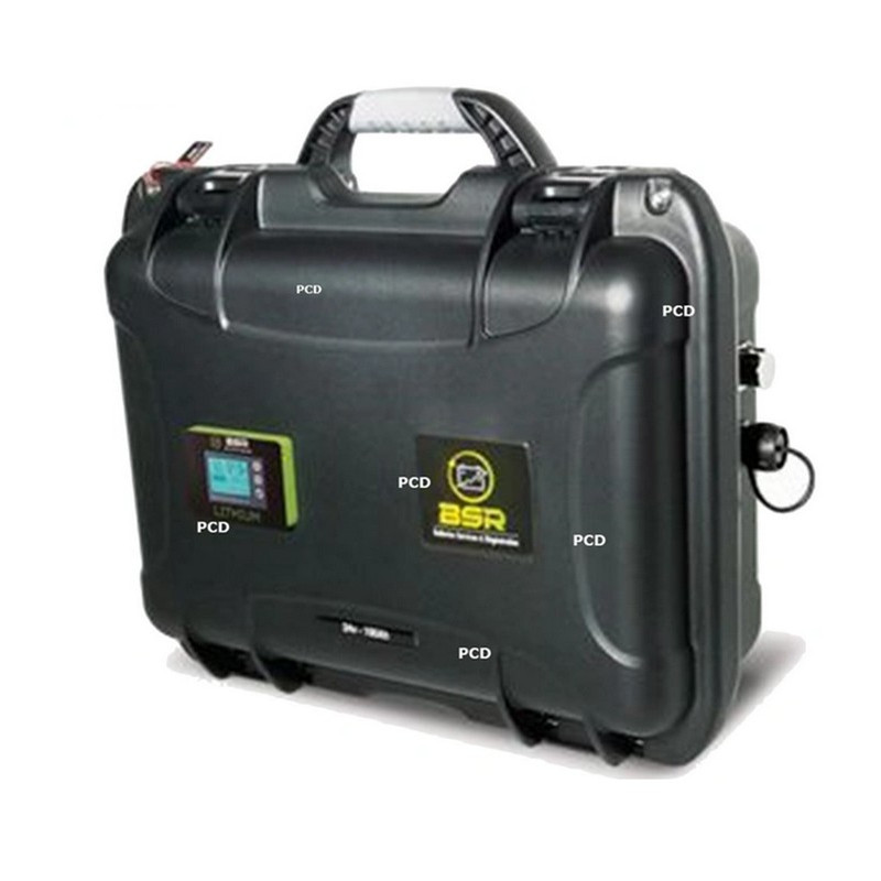 Batterie Valise Lithium Prestige BSR Life Po4 Génération 2 24V 50Amp + 1 Sondeur 20Amp