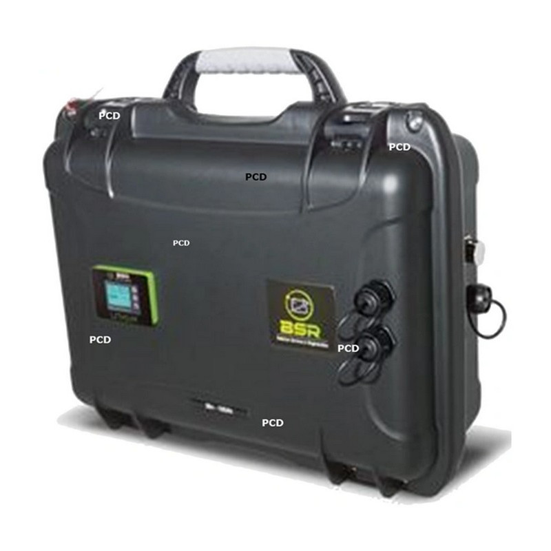 Batterie Valise Lithium Prestige BSR Life Po4 36V 100Amp + 2 Sorties Sondeur 20Amp