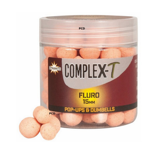 Bouillettes Flottantes Dynamite Baits Complex-T Fluoro Pop-Ups And Dumbells