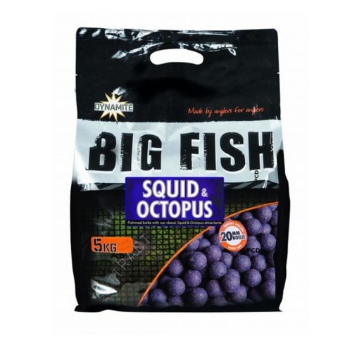 Bouillettes Dynamite Baits Squid & Octopus 5KG