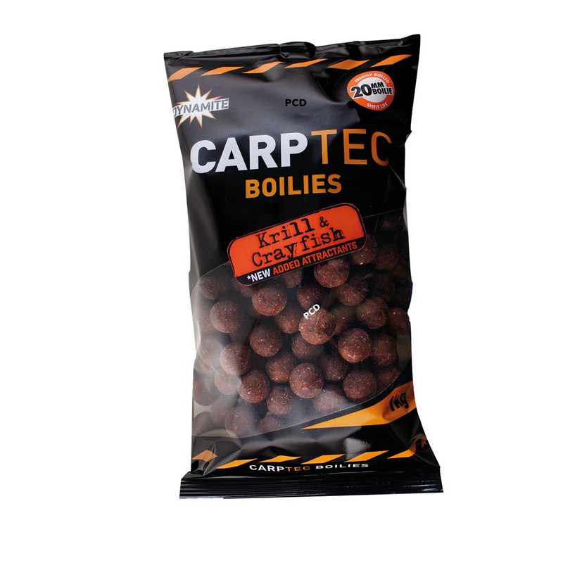 Bouillettes Dynamite Baits Carptec Krill & Crayfish 900g