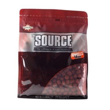 Bouillettes Boilies Dumbell Dynamite Baits The Source 1KG 14MM