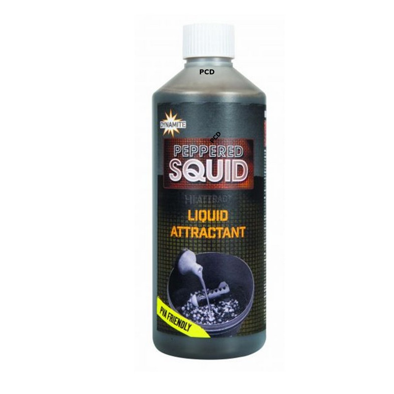 Attractant Dynamite Baits Peppered Squid Liquid Attractant 500ML