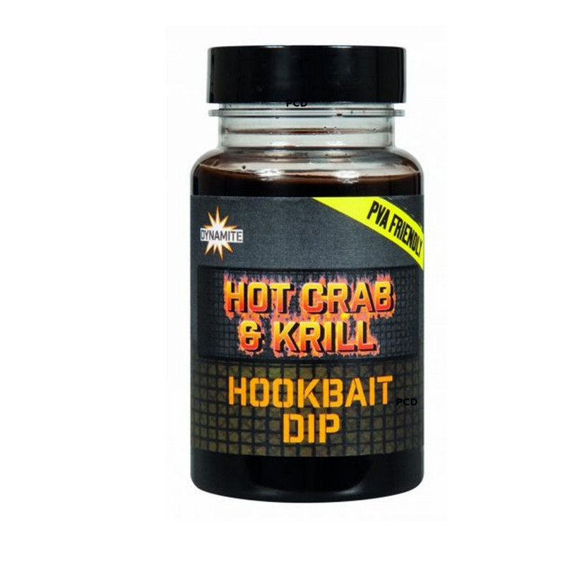 Trempage Dynamite Baits Hot Crab & Krill Concentrate Dip 100ML