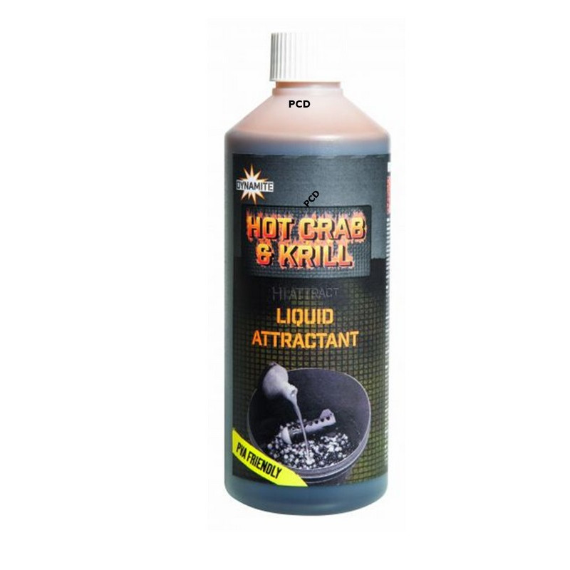 Attractant Dynamite Baits Hot Crab & Krill Liquid Attractant 500ML
