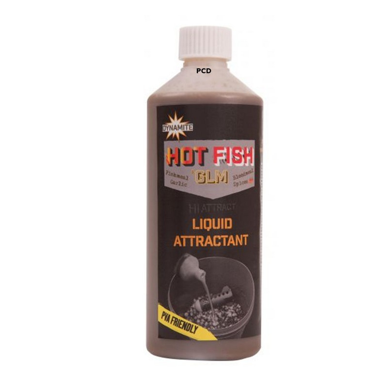 Attractant Dynamite Baits Big Fish Hot Fish & GLM Liquid Attractant 500ML