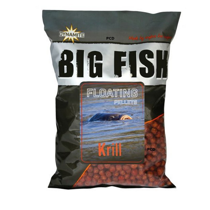 Pellets Flottants Dynamite Baits Big Fish Krill Floating Pellets 11MM 1KG100