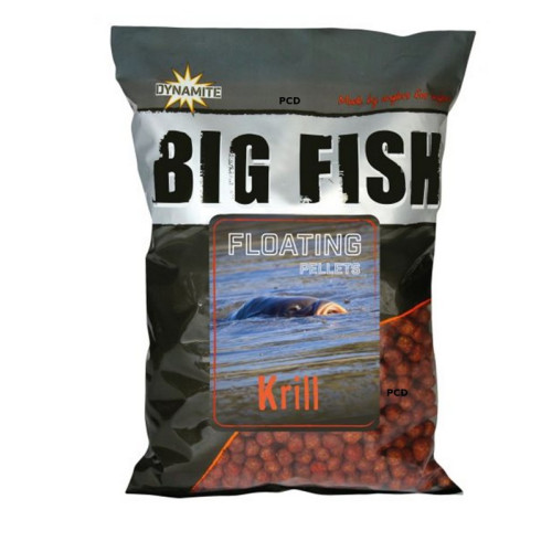 Pellets Flottants Dynamite Baits Big Fish Krill Floating Pellets 11MM 1KG100
