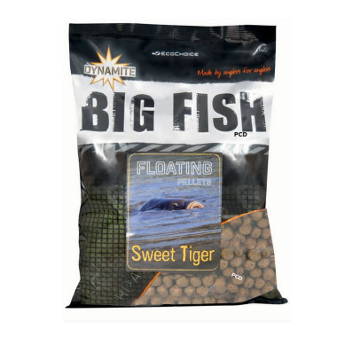 Pellets Flottants Dynamite Baits Big Fish Sweet Tiger Floating Pellets 11MM 1KG100