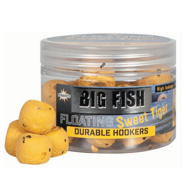 Pellets D'eschage Dynamite Baits Big Fish Sweet Tiger Floating Durable Hookers Jaune 12MM 100G