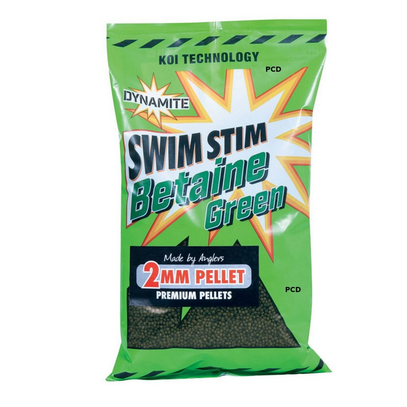 Pellets Dynamite Baits Swim Stim Bétaine Green 900G