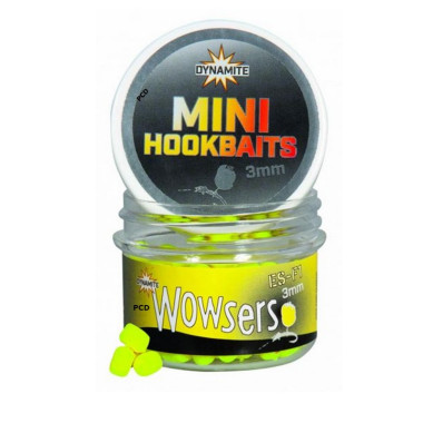Pellets D'Eschage Dynamite Baits Wowser Mini Hookbaits Yellow ES-F1 3MM