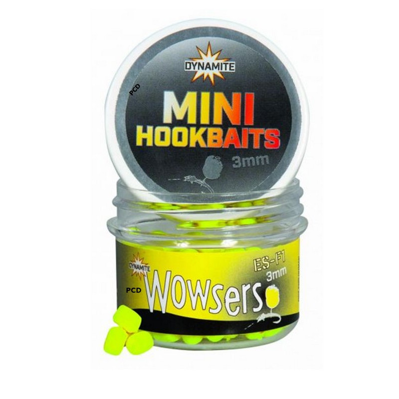 Pellets D'Eschage Dynamite Baits Wowser Mini Hookbaits Yellow ES-F1 3MM