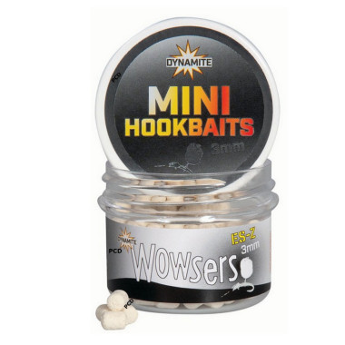 Pellets D'Eschage Dynamite Baits Wowser Mini Hookbaits White ES-Z 3MM