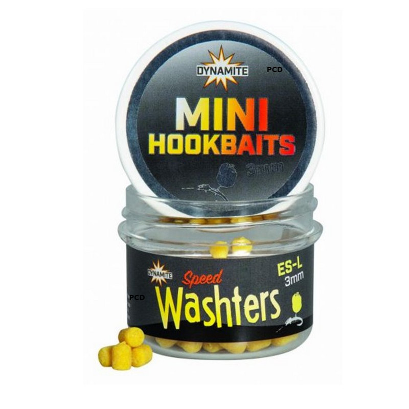 Dumbells Dynamite Baits Speed Washters Mini Hookbaits Yellow ES-L 3MM