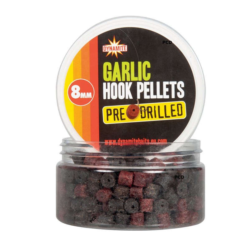 Pellets Dynamite Baits Pre-Drilled Garlic Hook Pellets 190G