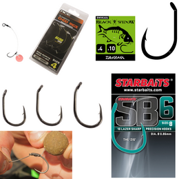 Hamecons et bas de ligne montés Carpe